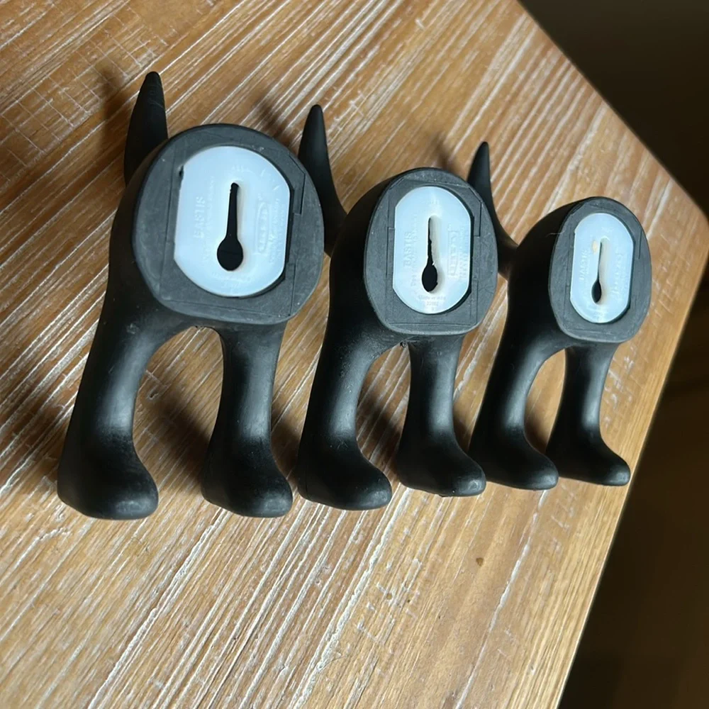 3 IKEA Bastis Hook Dog Tails Wall Hooks.